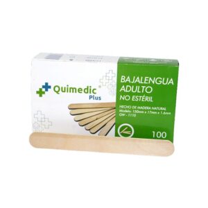 Bajalengua de madera adulto estéril