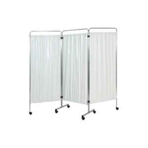 Biombo de metal y acero inoxidable de 2 y 3 cuerpos con ruedas y sin ruedas