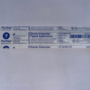 Hisopo de Poliéster Estéril Con Mango de Aluminio x 50 unds