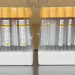 Tubo Para Extracción de 5.0 ML Con Gel Separador Tapa Amarilla