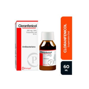CLORANFENICOL 250 MG/5 ML SUSPENSIÓN – FRASCO 60 ML