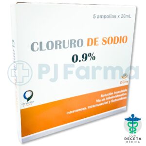 CLORURO DE SODIO 0.9% X 5 AMPOLLAS