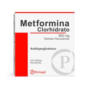 METFORMINA CLORHIDRATO 850MG TABLETAS