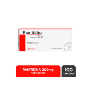 RANITIDINA  300MG TABLETA